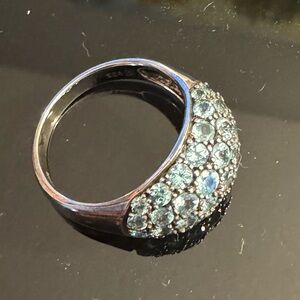 Sterling Silver and Aquamarine Ring